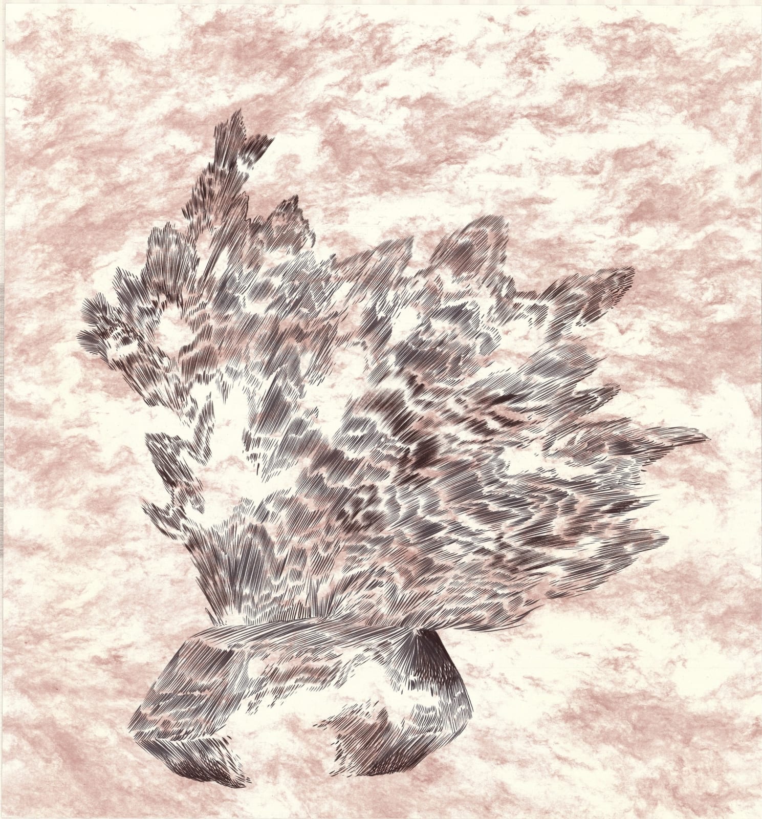 Abdelkader Benchamma, Pierre rayonnante, 2016