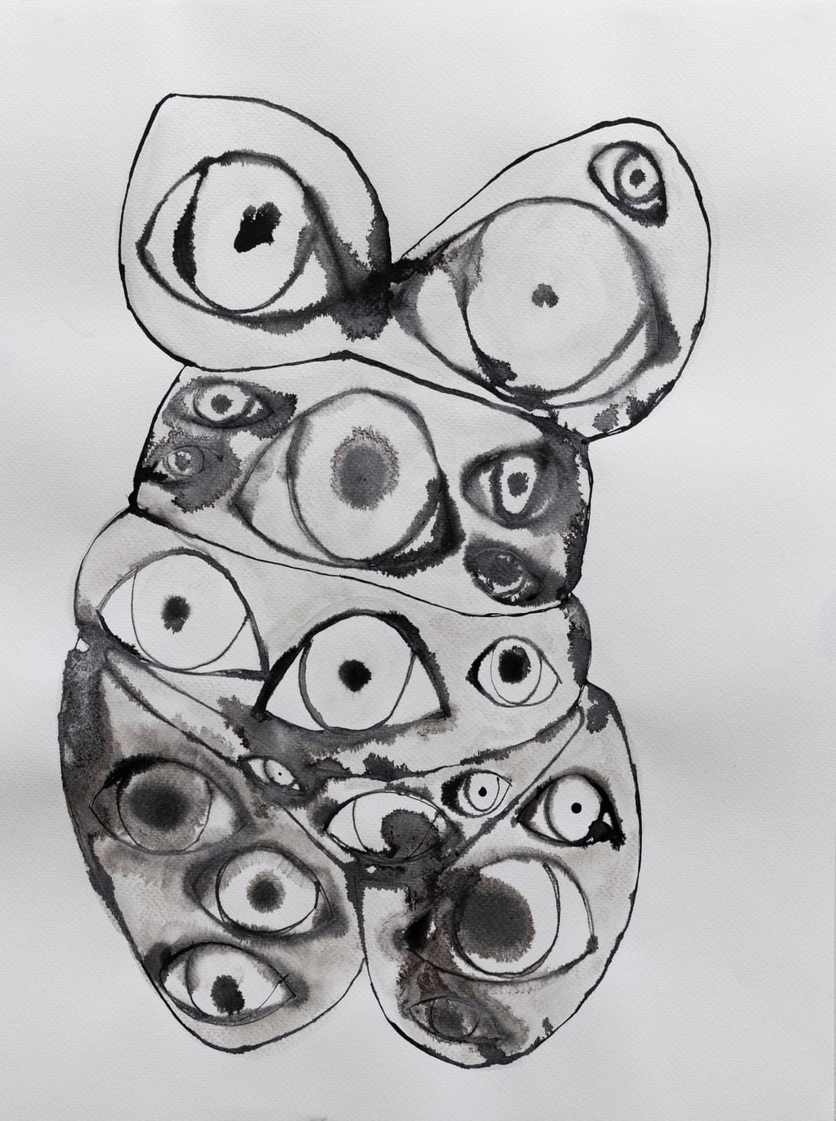 Hoda Tawakol, Nude with Eyes N°5, 2020