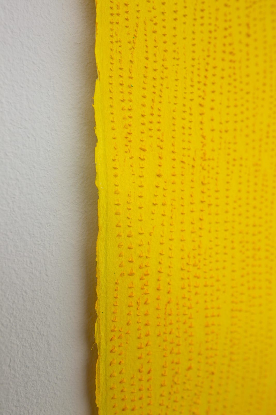 Mohammed Kazem, Acrylic on Scratched Paper, 2020