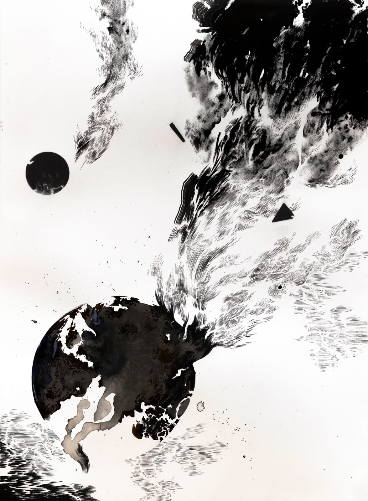 Abdelkader Benchamma, Planets - Dust, 2021