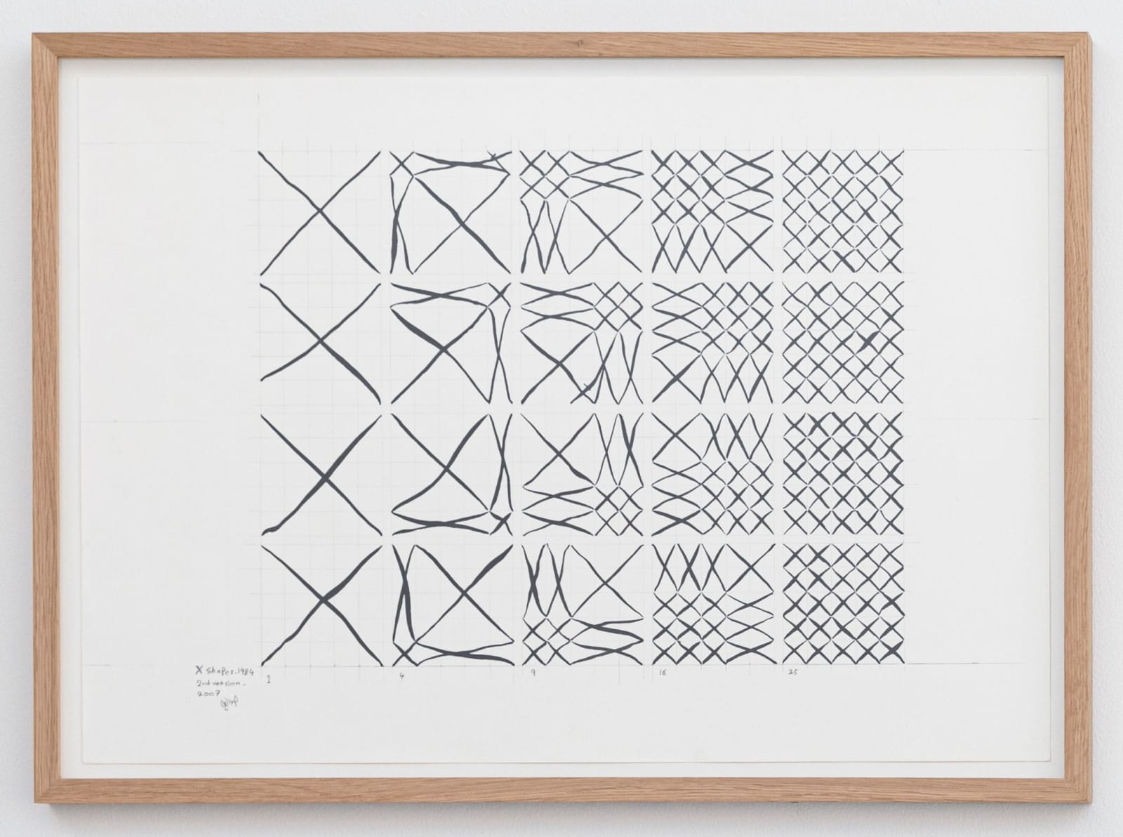 Hassan Sharif, X Shapes, 1984