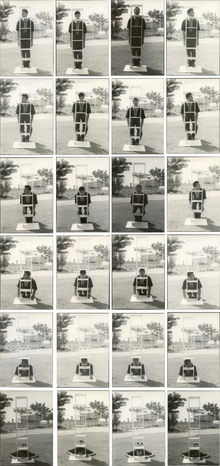 Mohammed Kazem, Wooden Box, 1996