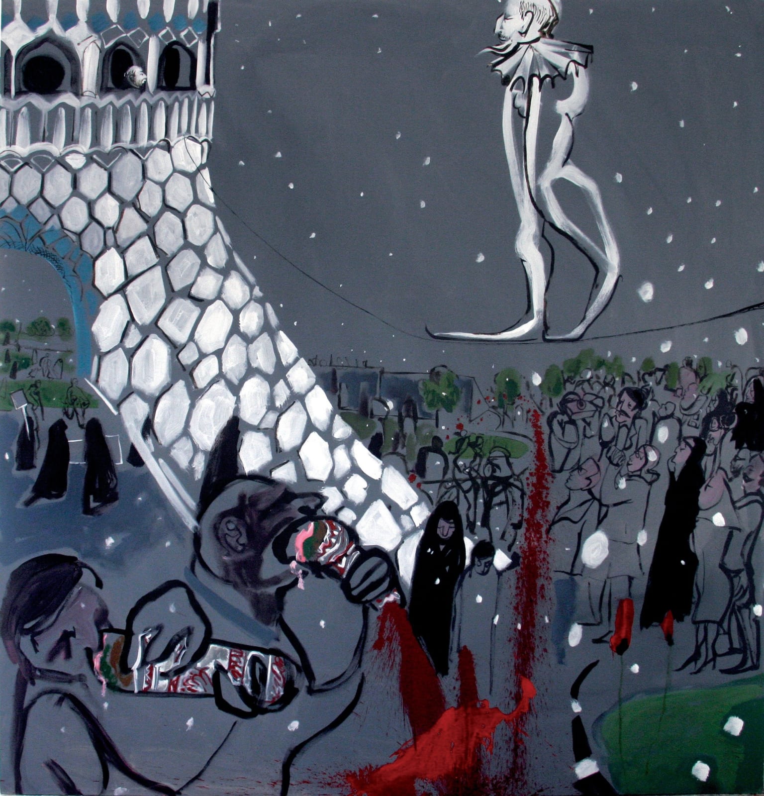 Rokni Haerizadeh, The Anniversary of the Islamic Republic Revolution, 2007