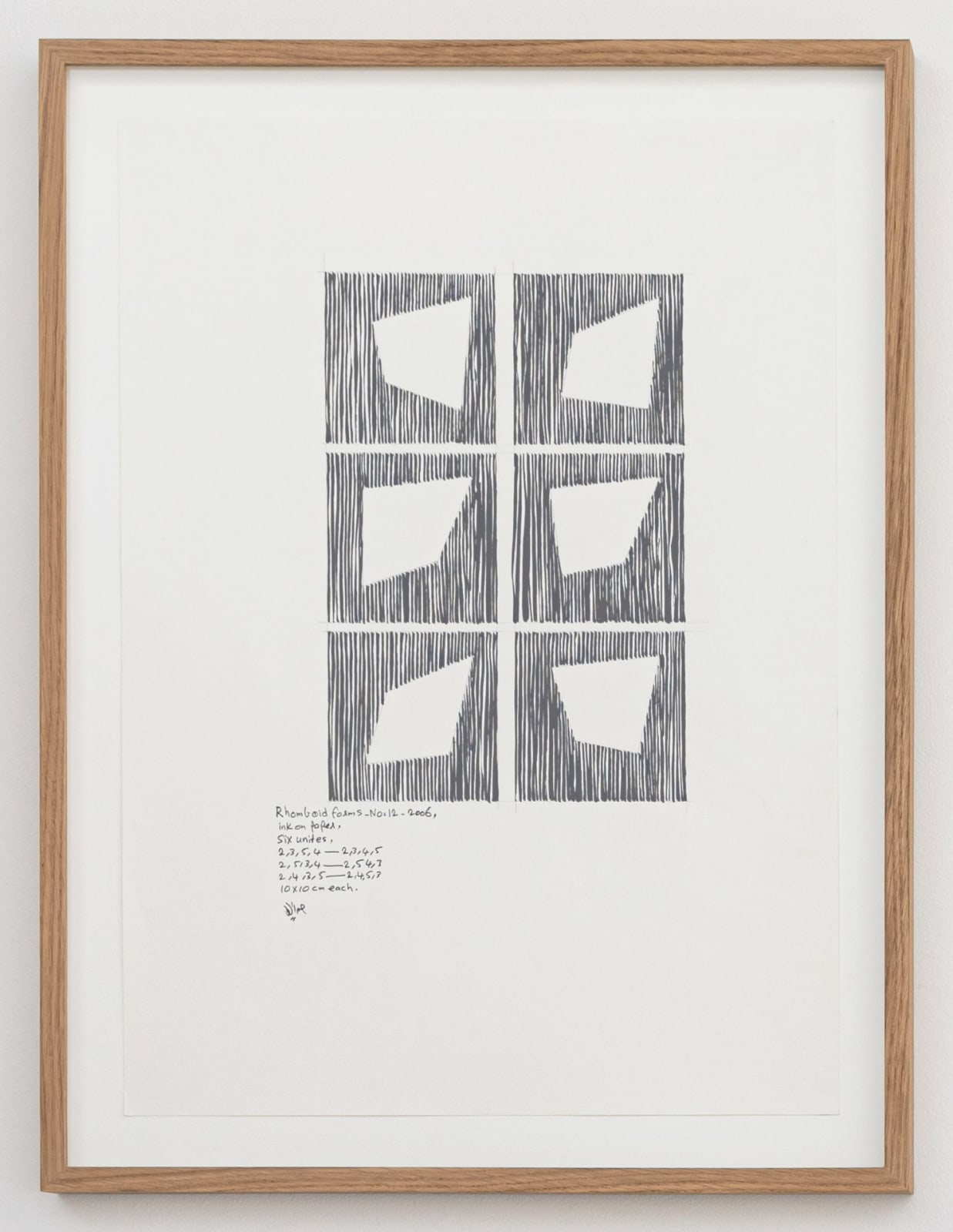 Hassan Sharif, Rhomboid Form No. 12, 2006