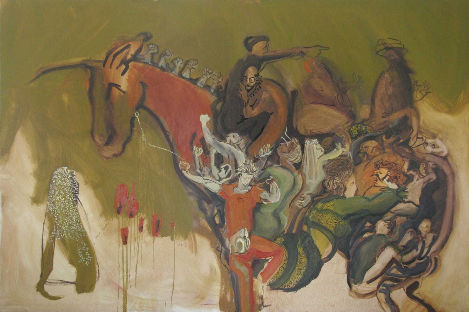 Rokni Haerizadeh, All for One, One for All, 2008