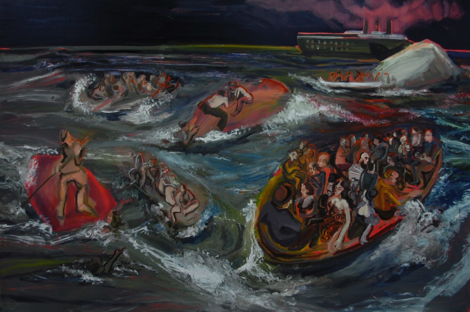 Rokni Haerizadeh, Sinking of a Book by Omar Khayyam, 2009