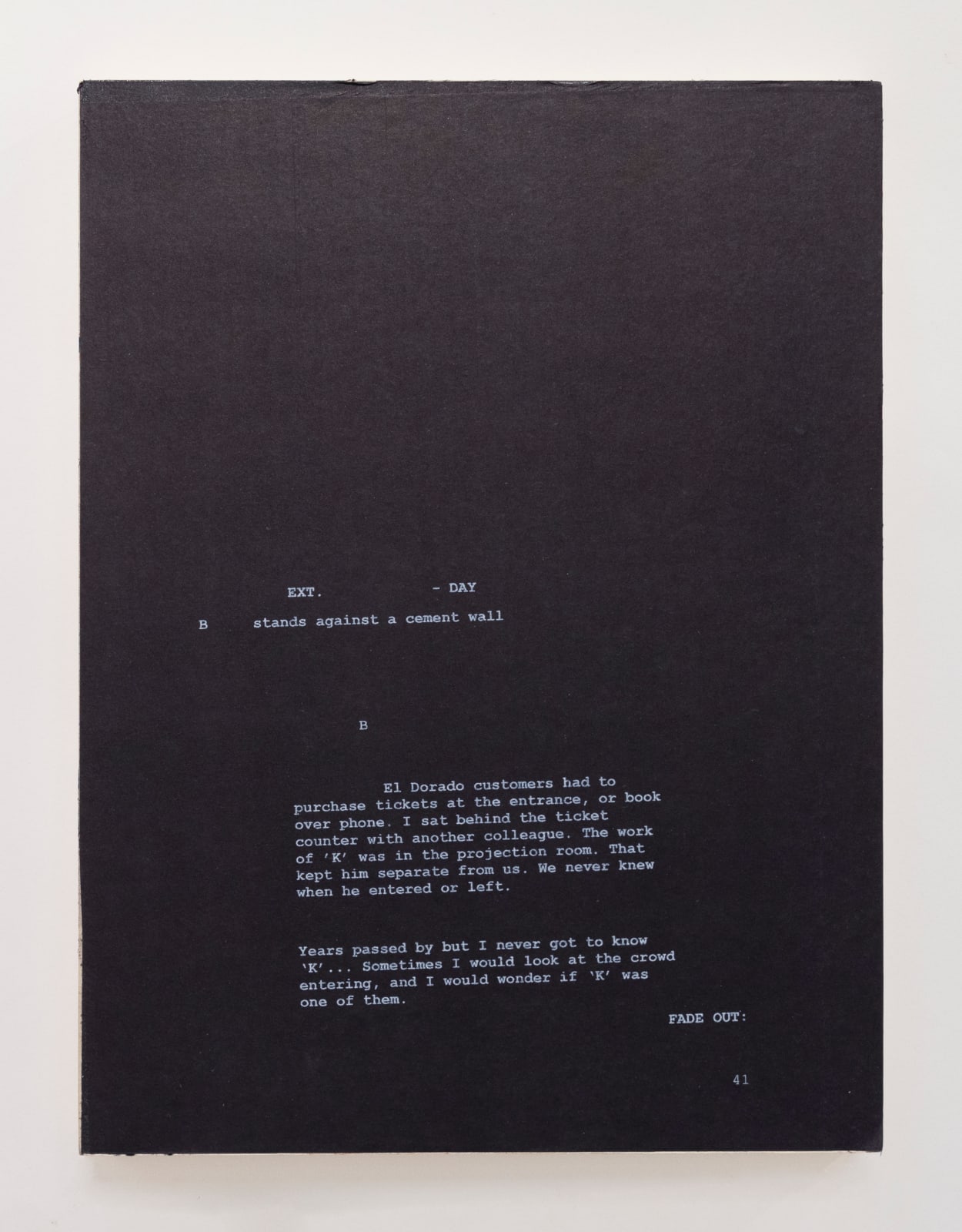 Vikram Divecha, Screenplay (excerpt 1), 2022