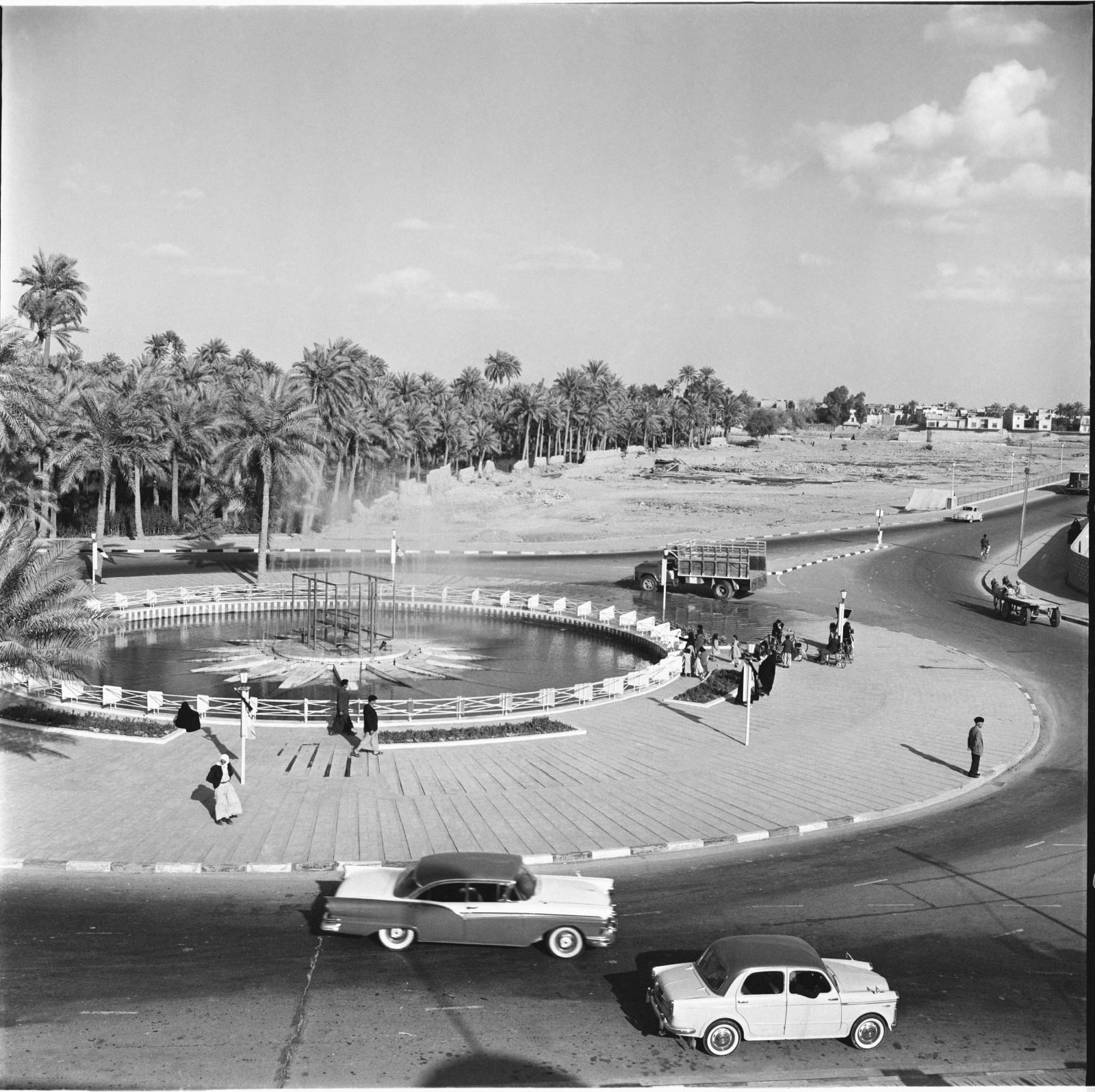 Latif Al Ani, July roundabout, Kadhimiya, 1961, 2019