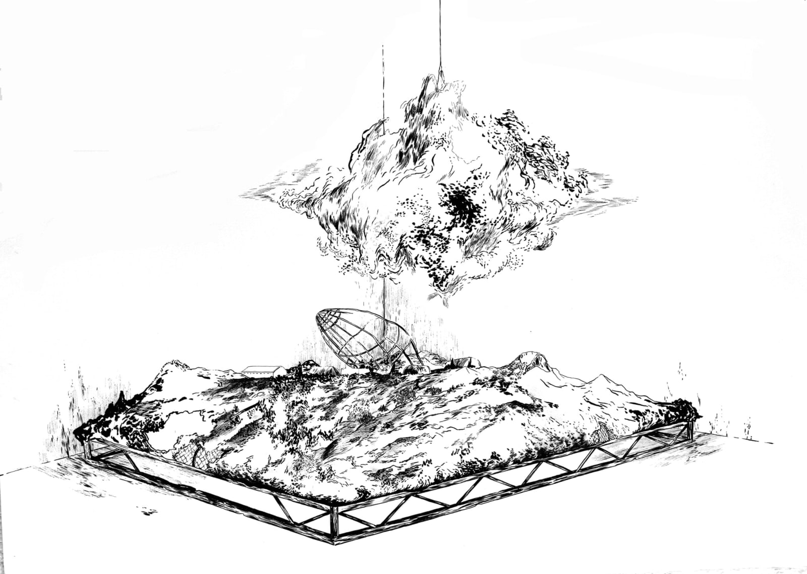 Abdelkader Benchamma, Blue Beam B - The Model, 2013