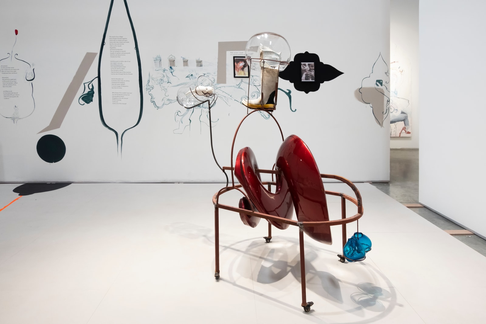 Ramin Haerizadeh, Rokni Haerizadeh and Hesam Rahmanian, We Are Open For Installation, 2019