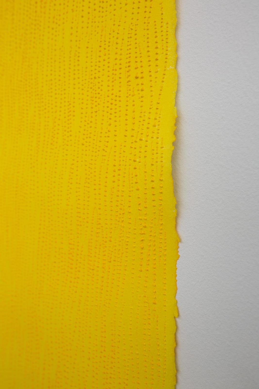 Mohammed Kazem, Acrylic on Scratched Paper, 2020