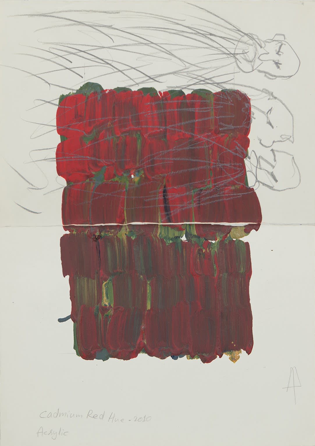Hassan Sharif, Cadmium Red Hue, 2010