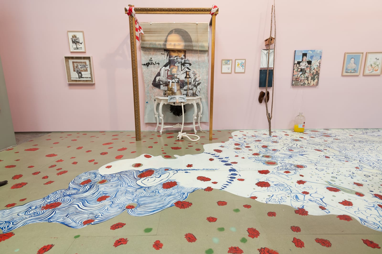 Ramin Haerizadeh, Rokni Haerizadeh and Hesam Rahmanian, The Exquisite Corpse Shall Drink The New Wine, 2014