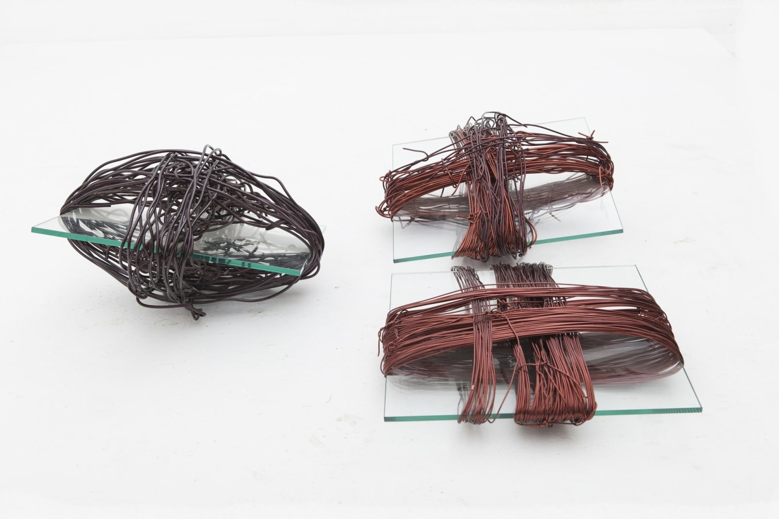 Hassan Sharif, Glass and Copper Wire, 2013