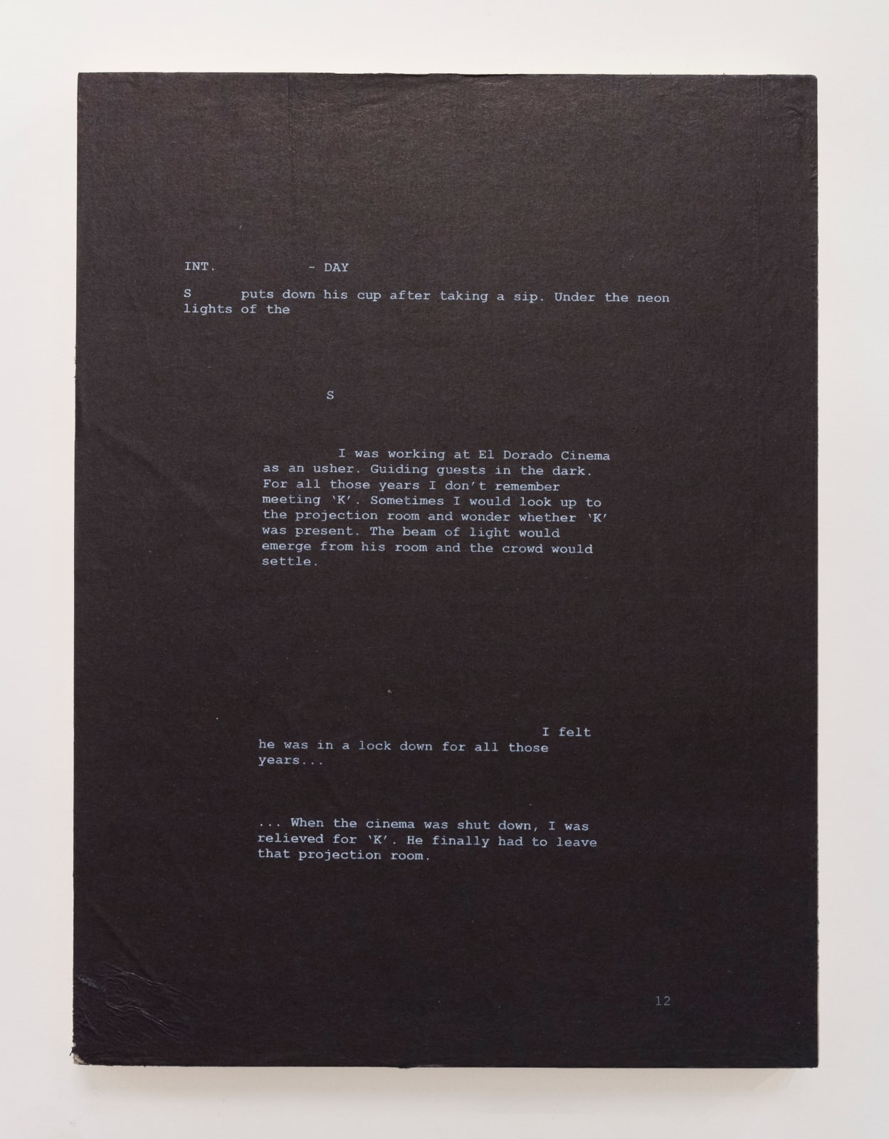 Vikram Divecha, Screenplay (excerpt 2), 2022