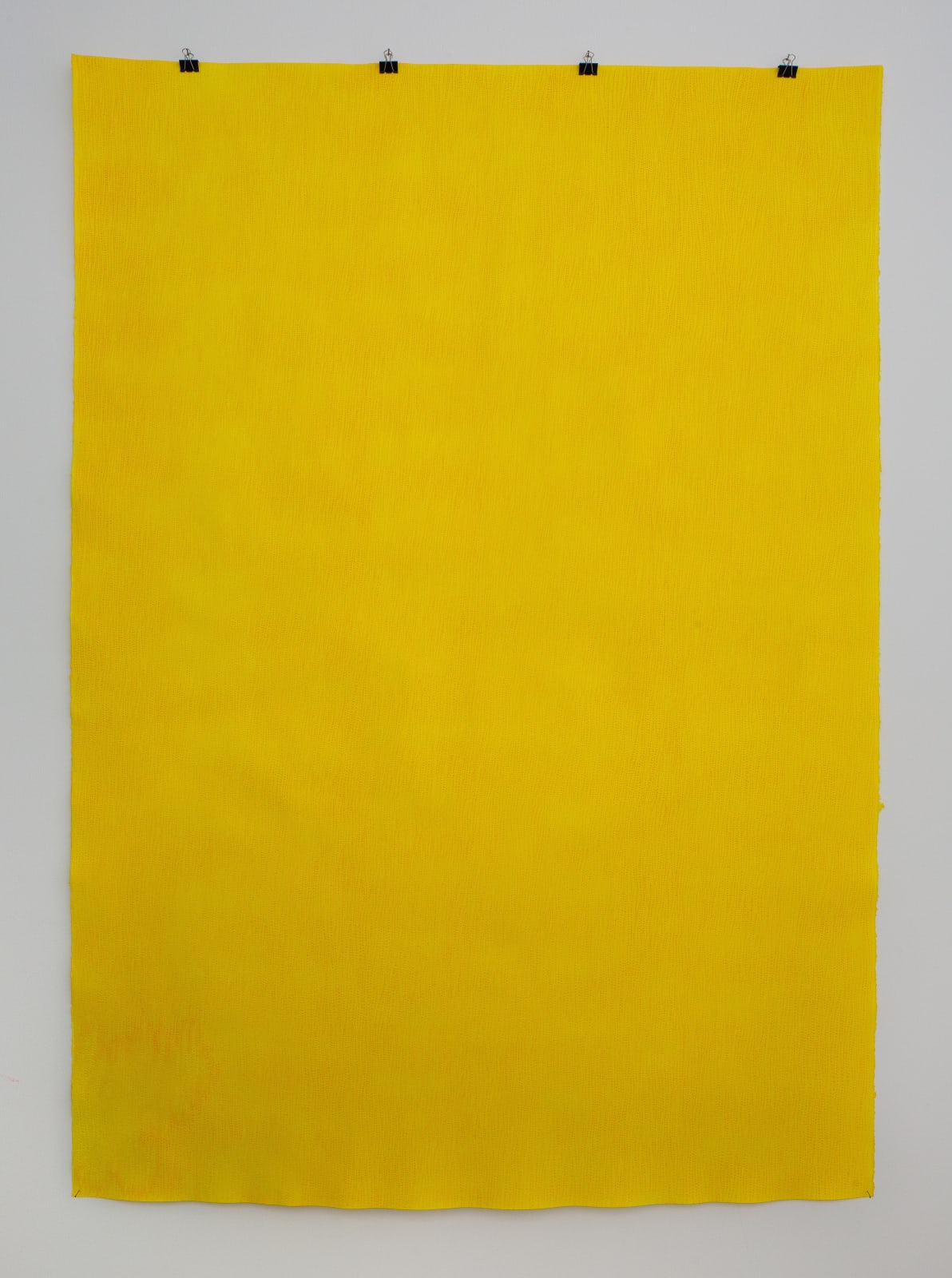 Mohammed Kazem, Acrylic on Scratched Paper, 2020