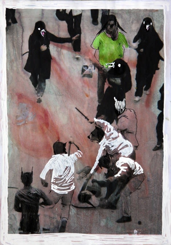 Rokni Haerizadeh, In the Land of the Blind the One-Eyed Man Is King, 2009