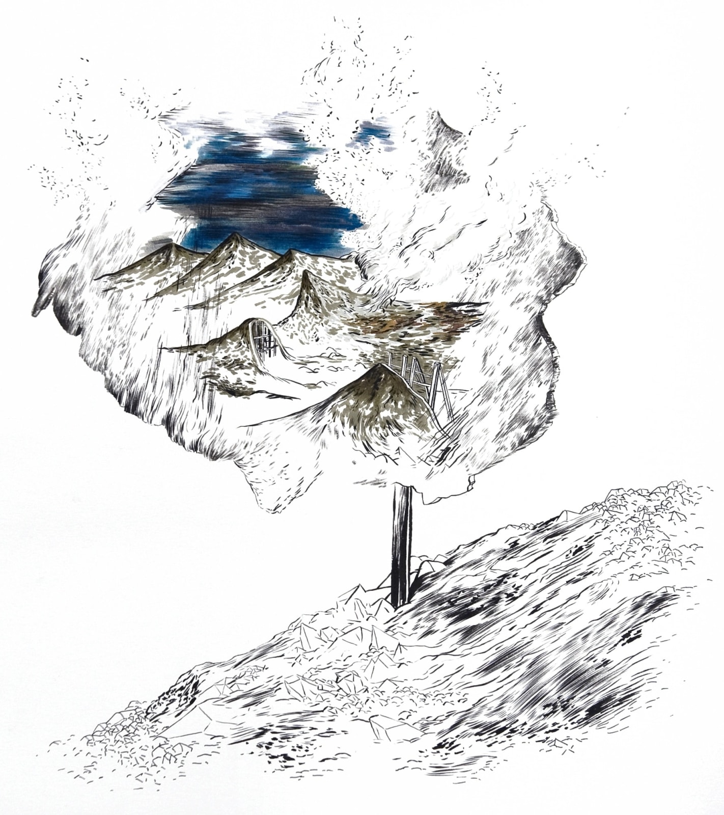 Abdelkader Benchamma, Untitled, 2012