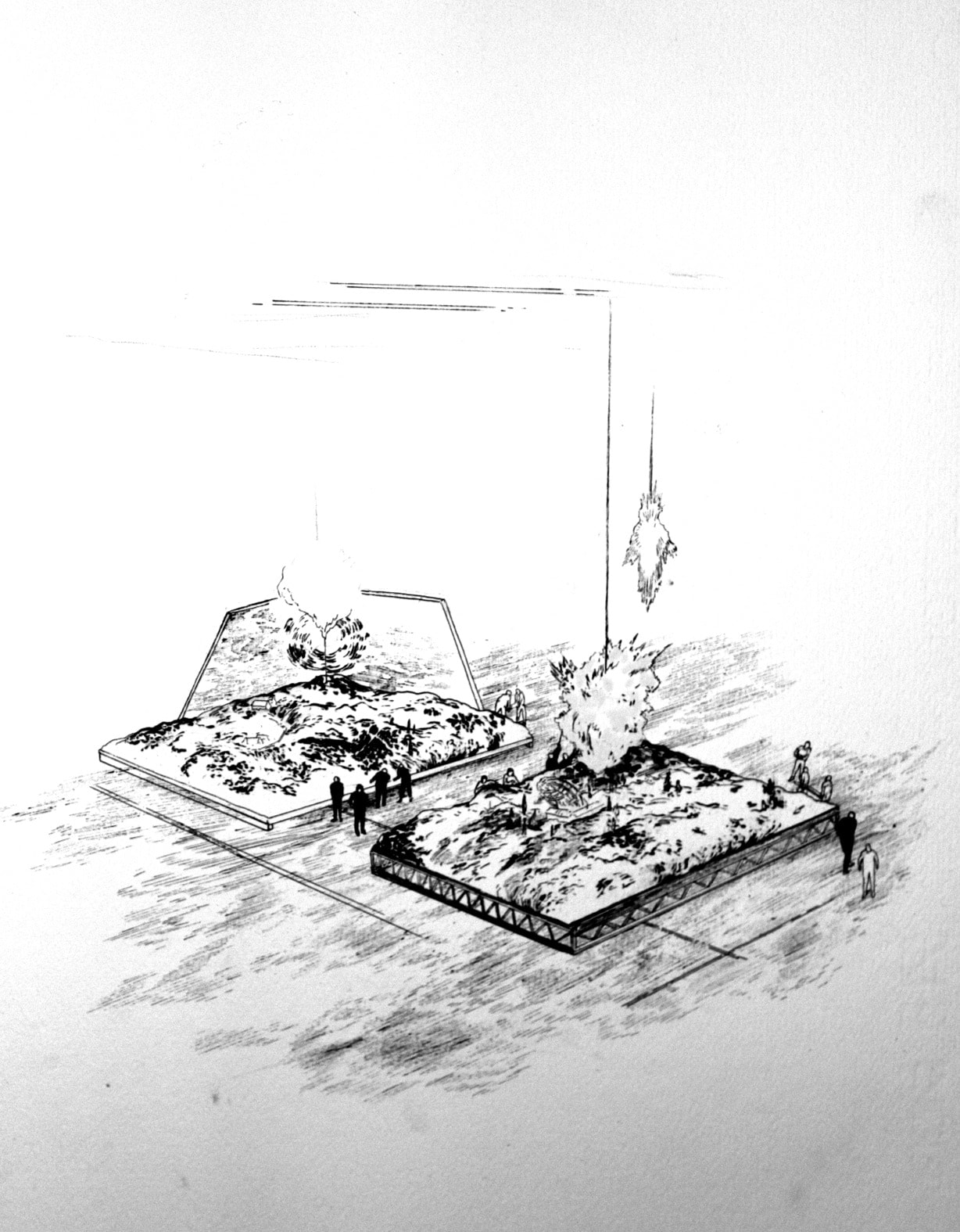 Abdelkader Benchamma, Blue Beam I - Studio, 2013