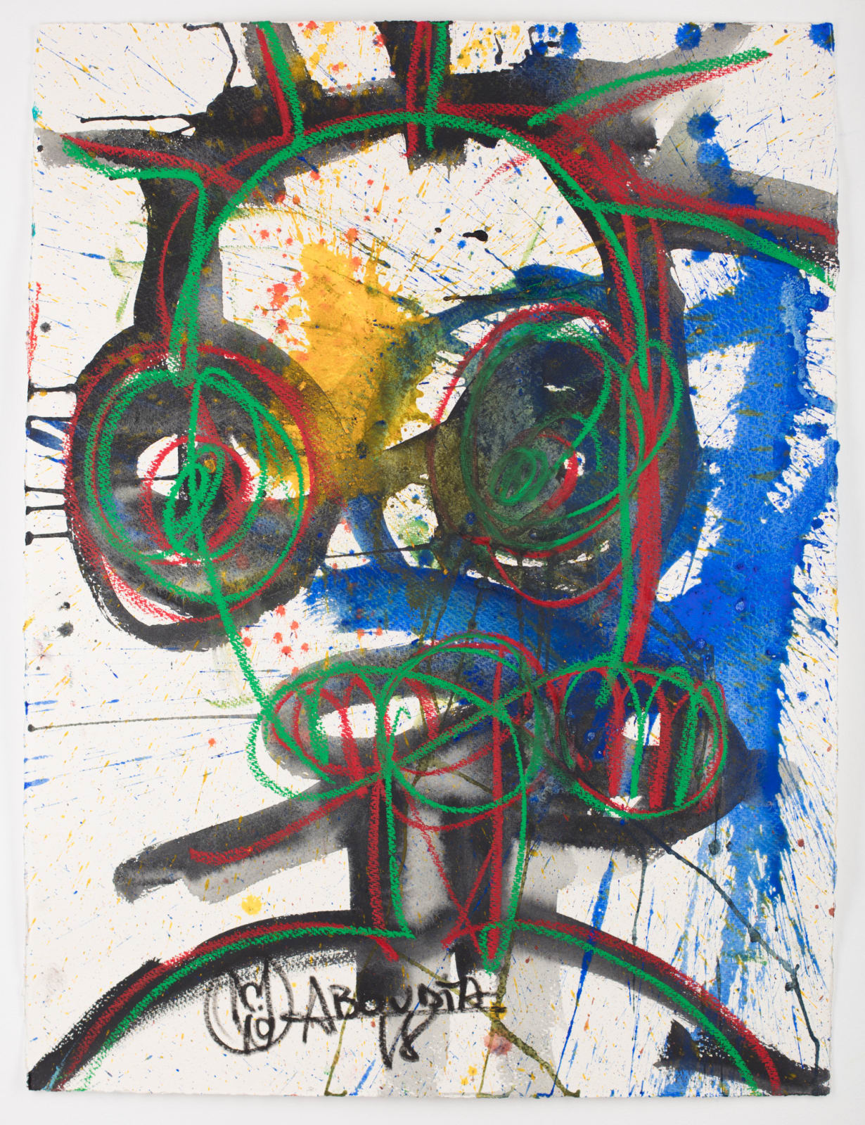 Aboudia, Portraits des Nouchis, 2019