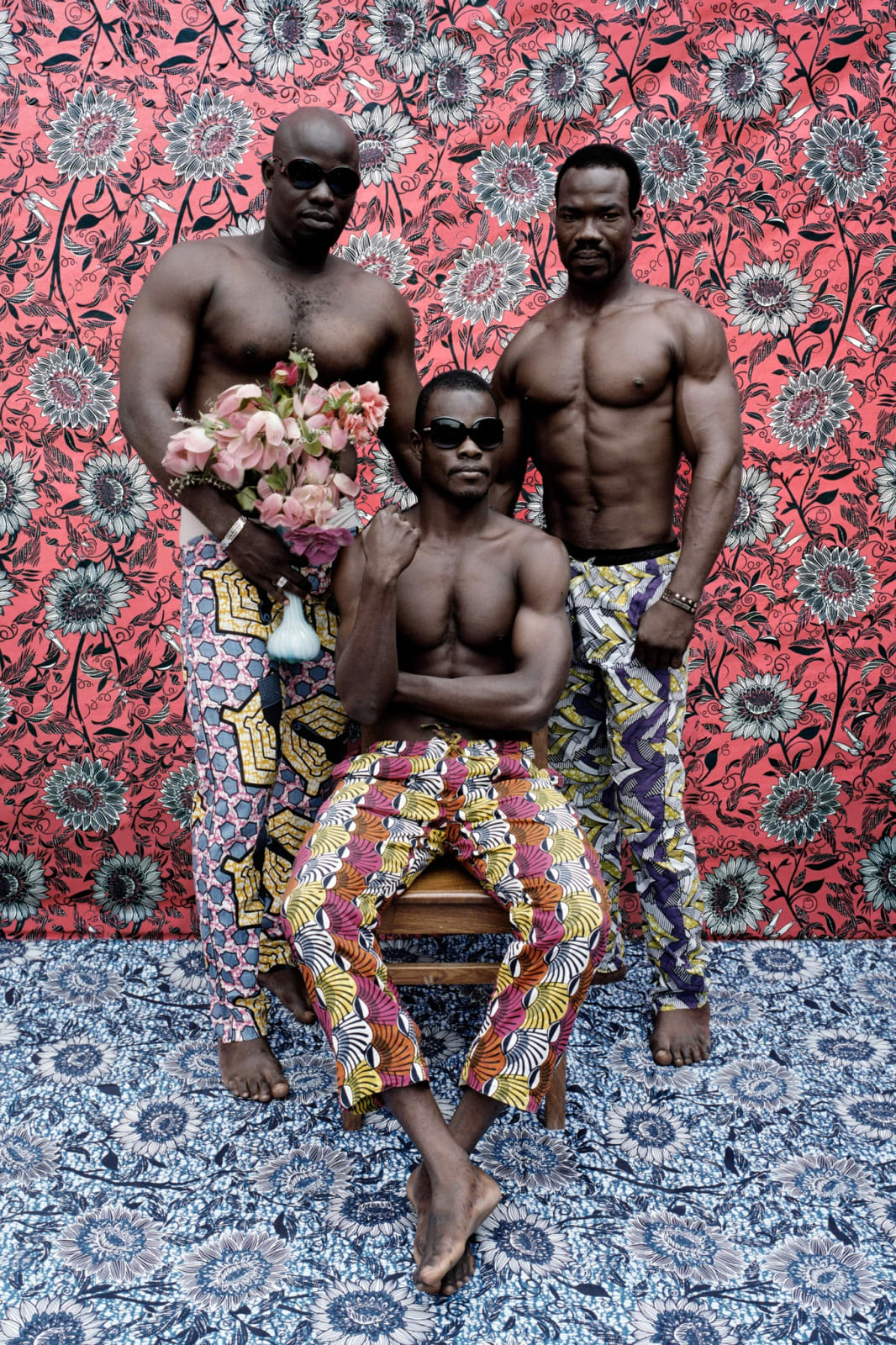 Leonce Raphael Agbodjelou, Untitled (Musclemen series), 2012