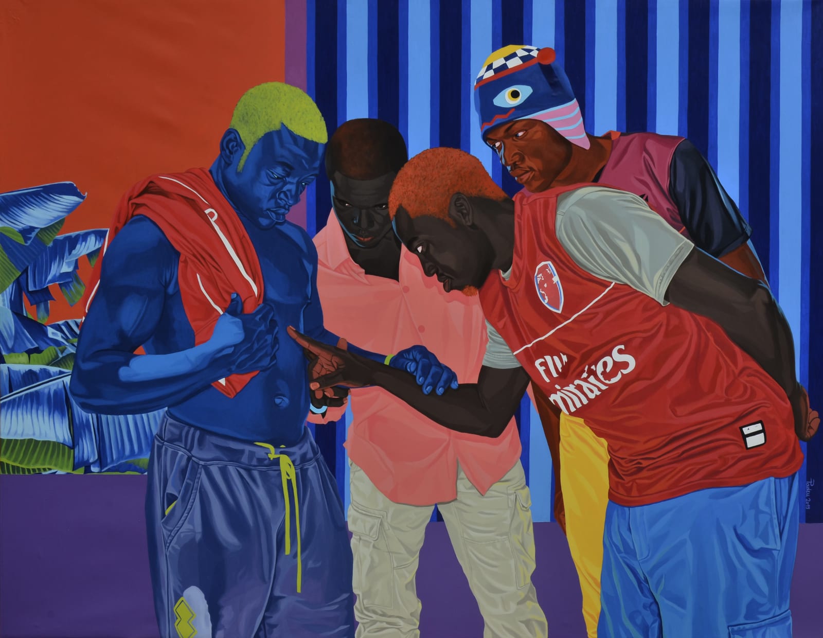 Marc Padeu, The Blue man of Njombé, 2019