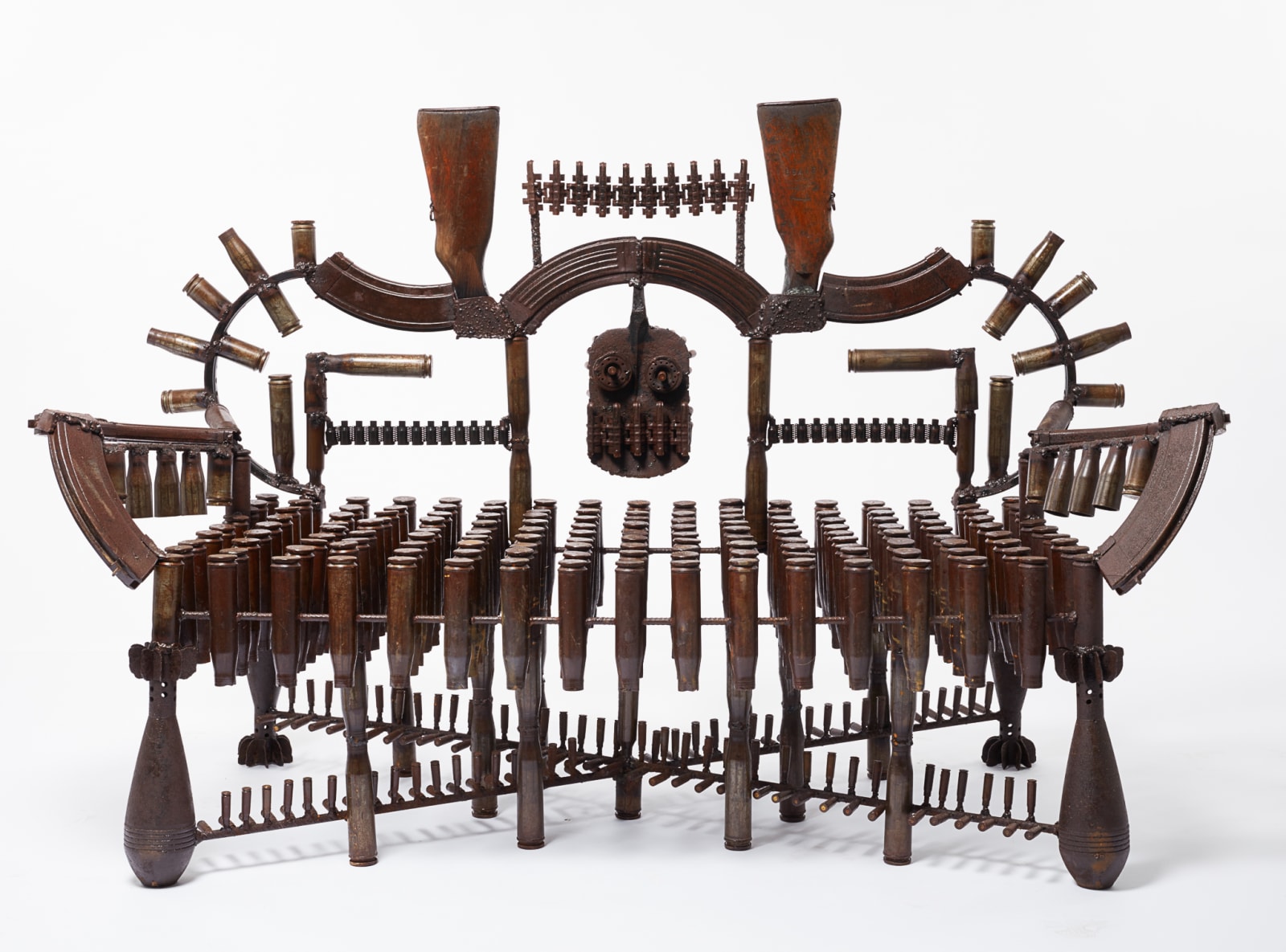 Goncalo Mabunda, Untitled (throne), 2017