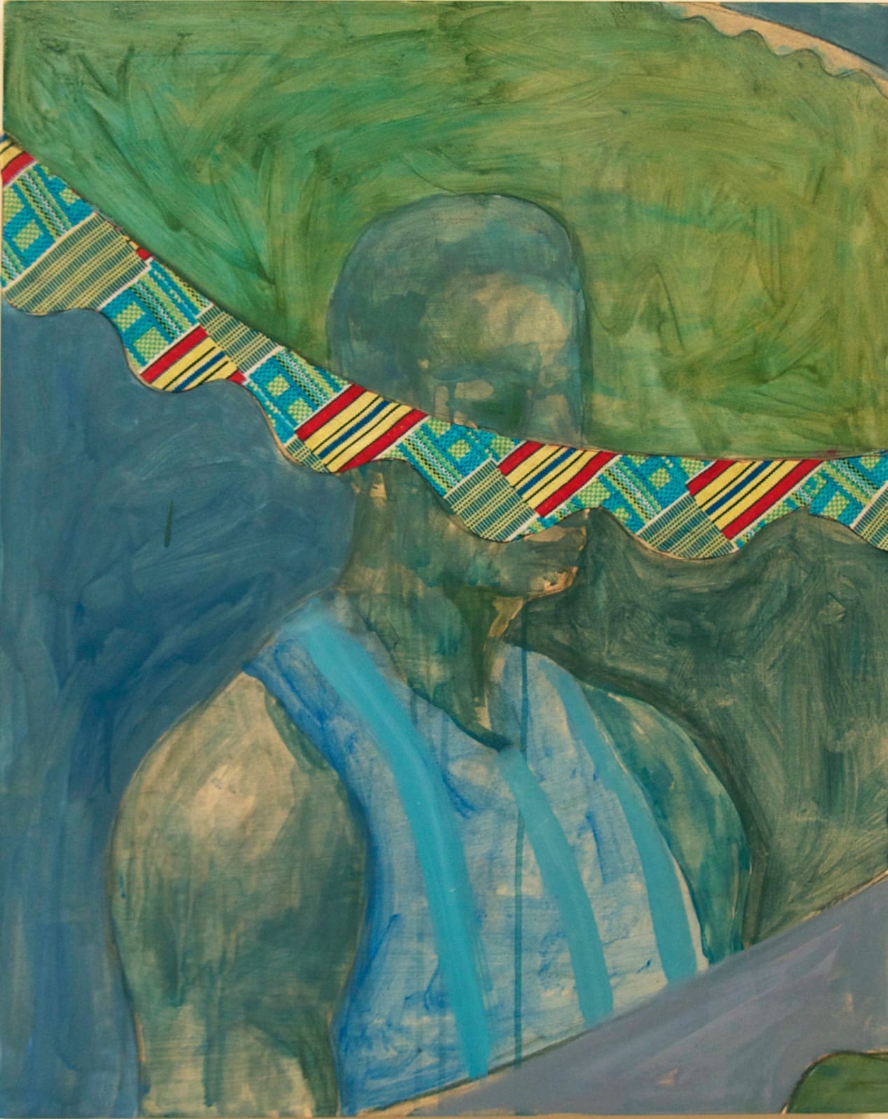 Derek Fordjour, Pablo's Universe, 2015