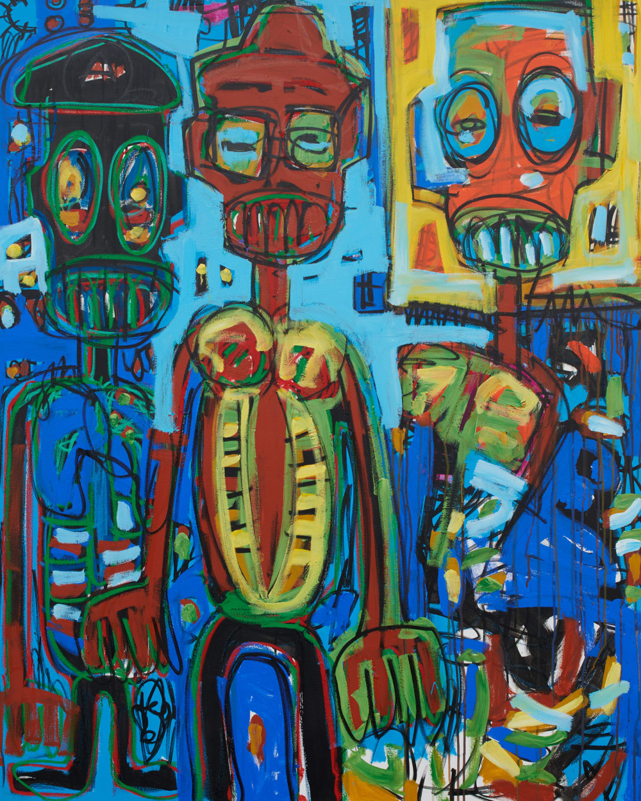 Aboudia, Untitled, 2018