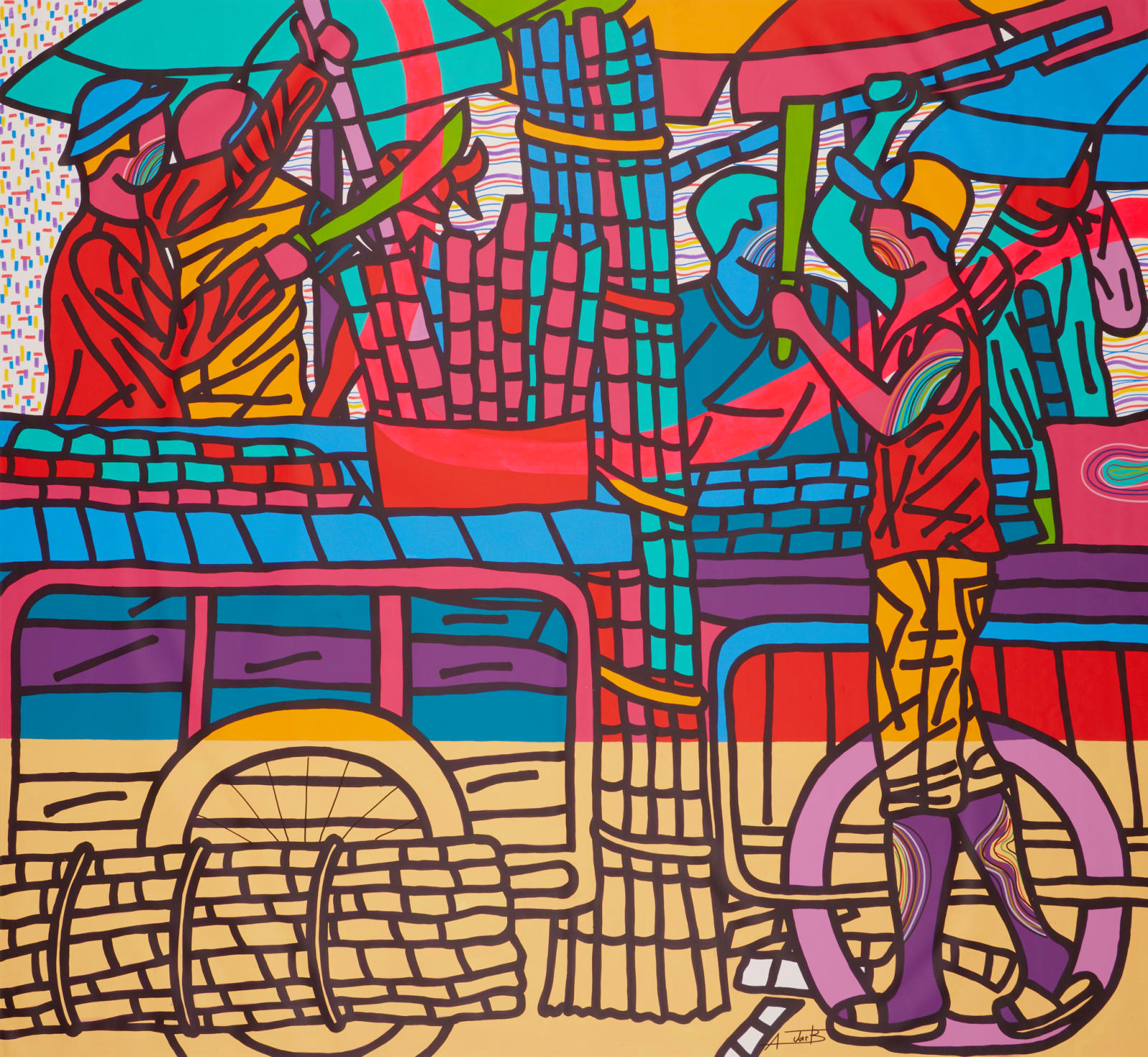 Ajarb Bernard Ategwa, Morning sugarcanes 2, 2019