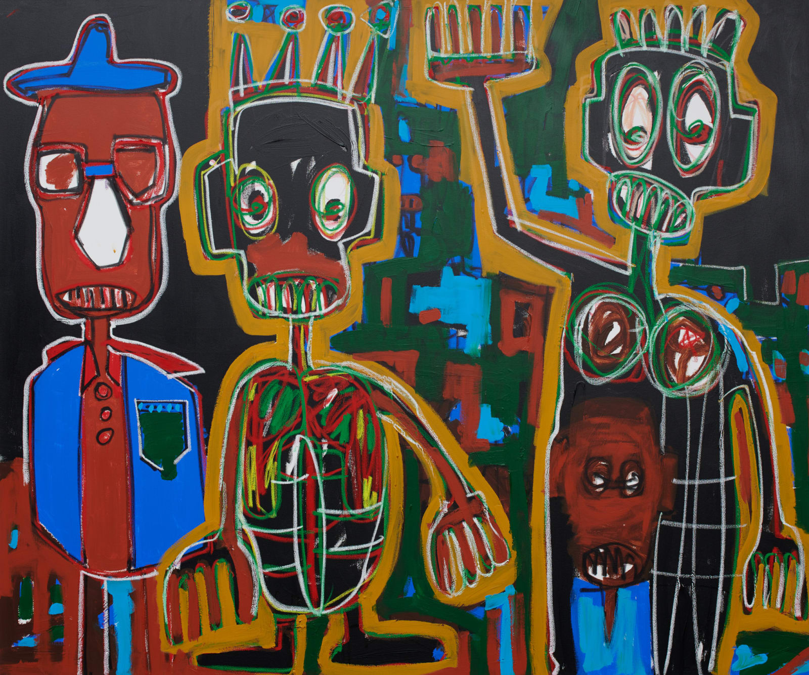 Aboudia, Untitled, 2018