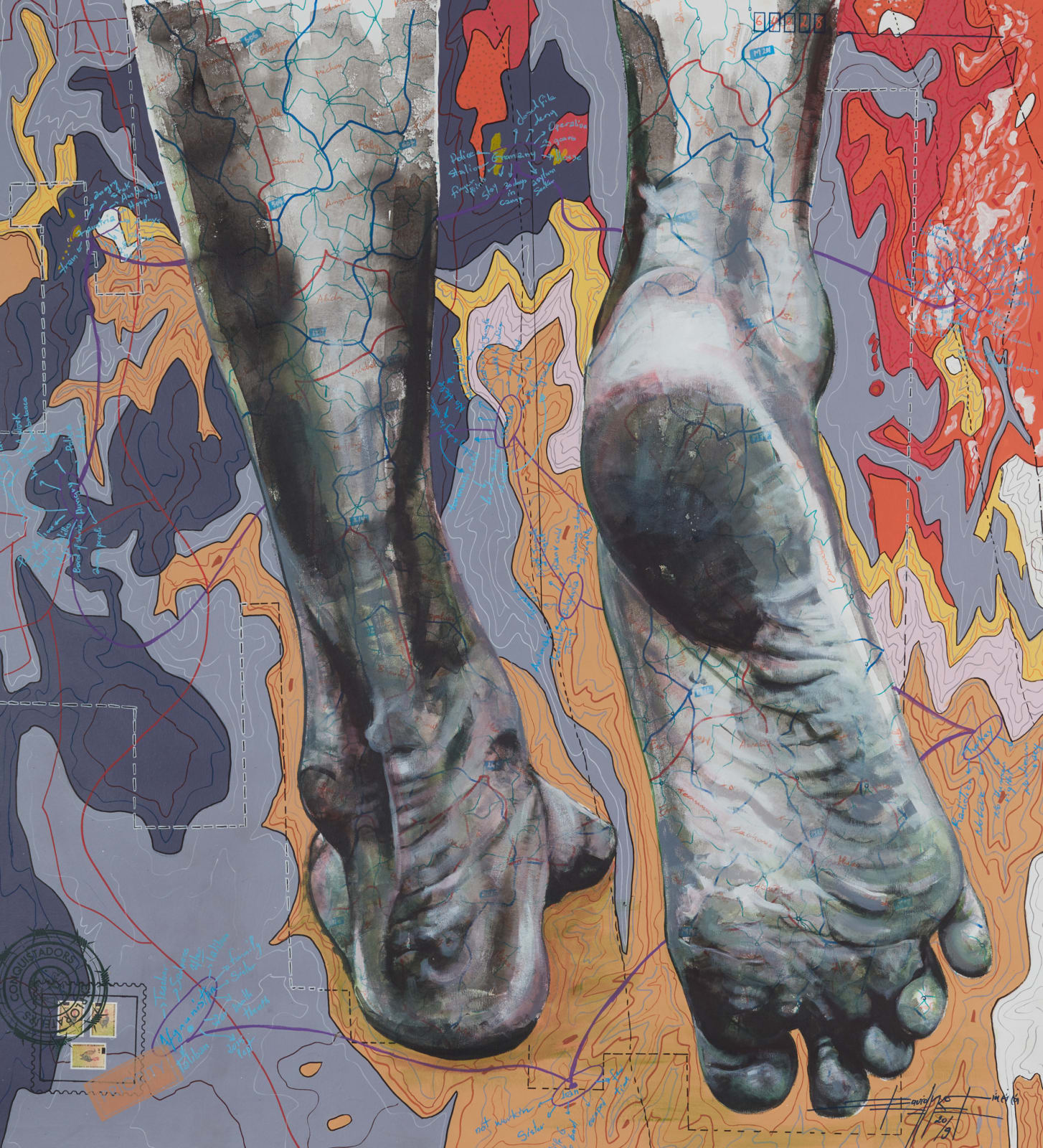 Jean David Nkot, # the feet story@.com, 2019