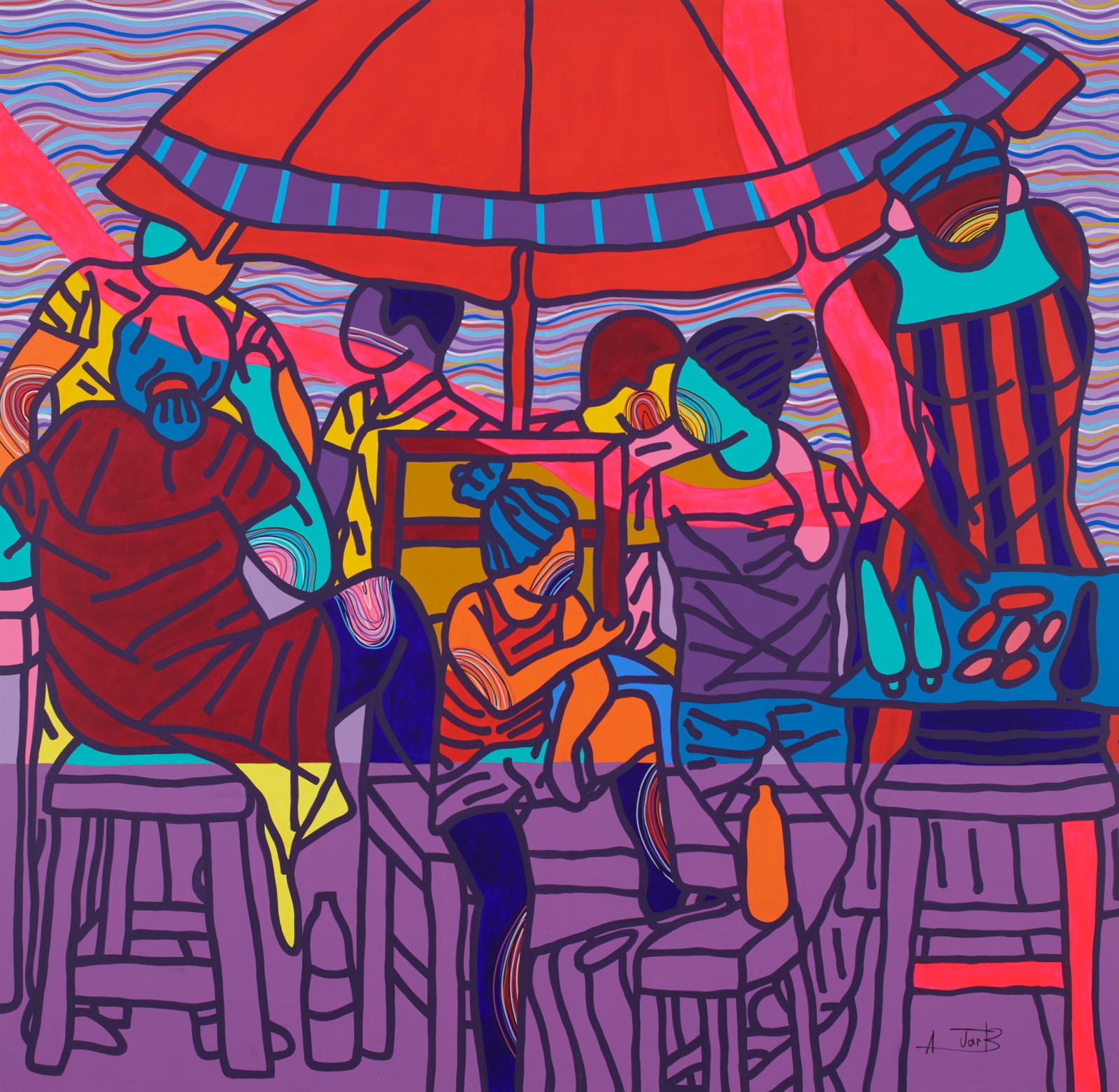 Ajarb Bernard Ategwa, Mami Corn, 2018