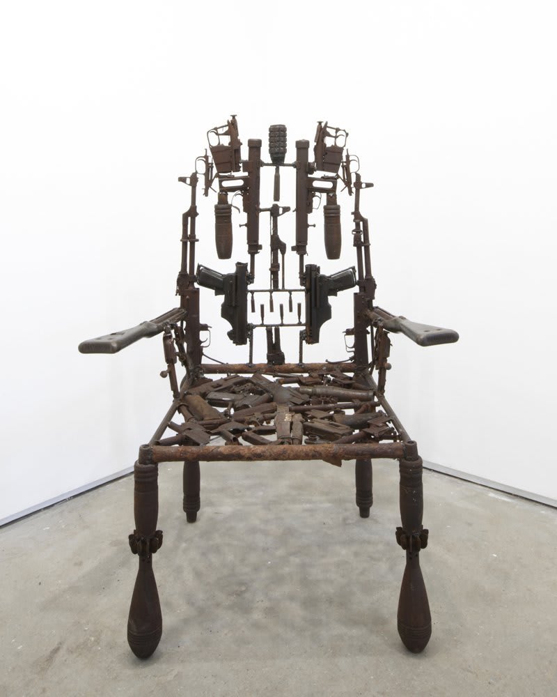 Goncalo Mabunda, Untitled (Throne), 2011