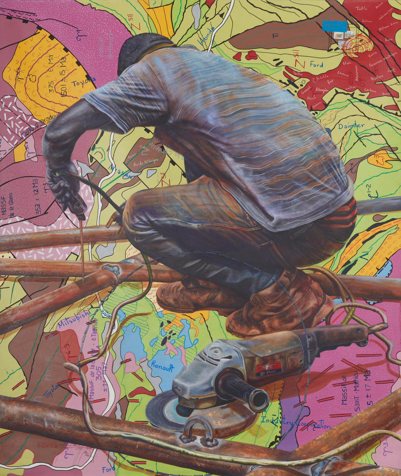Jean David Nkot, between@ living and surviving, 2020