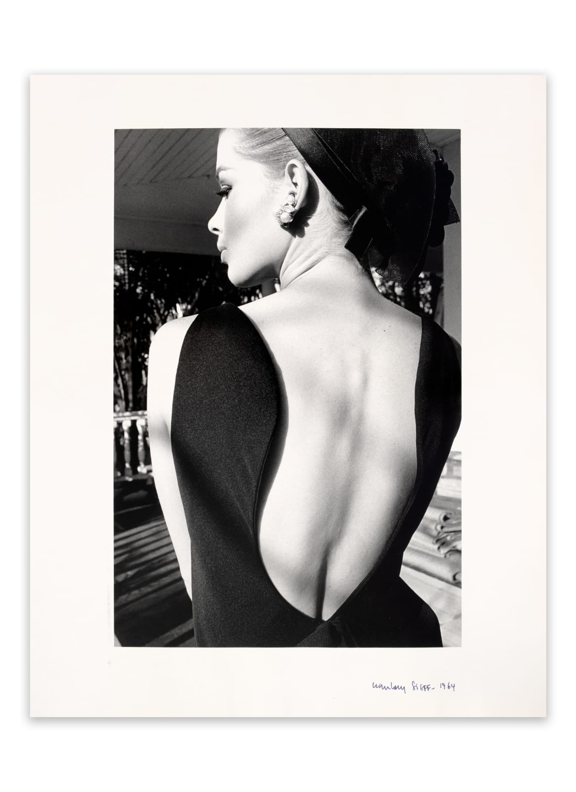Jeanloup Sieff, Le dos d’Astrid, Harper's Bazaar, Palm Beach, 1964