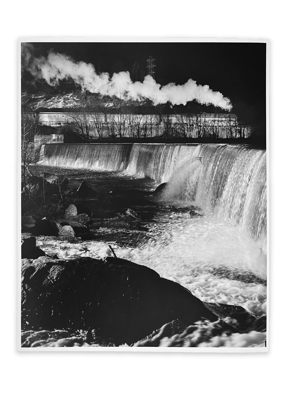 O. Winston Link, Gooseneck Dam on the Maury River with Train No. 2, Near Buffalo Forge, Virginia , 1956