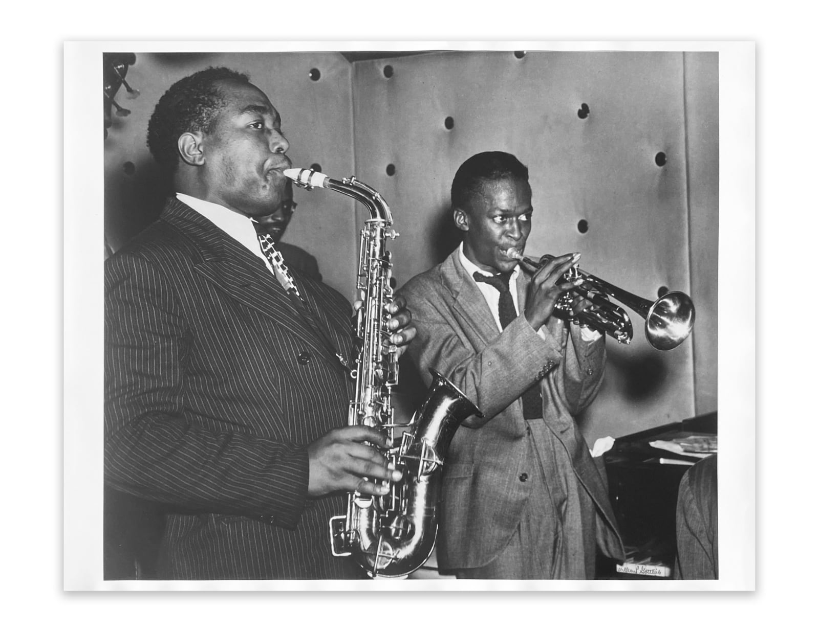 William Gottlieb, Charlie Parker and Miles Davis, 1948
