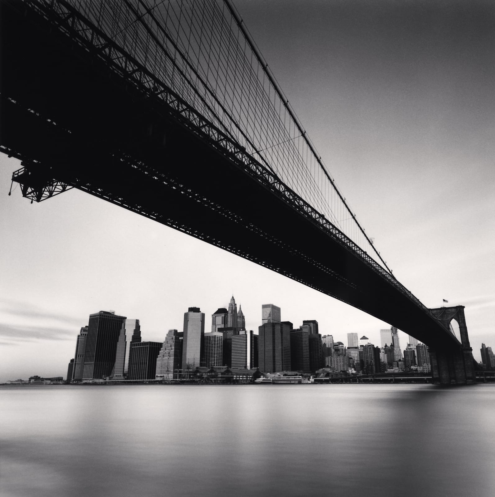 Michael Kenna, Brooklyn Bridge, Study 1, New York, USA, 2006