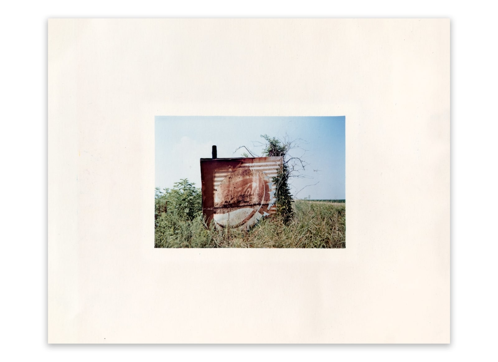 William Christenberry, Pepsi Cola Sign Near Uniontown, Alabama, 1978