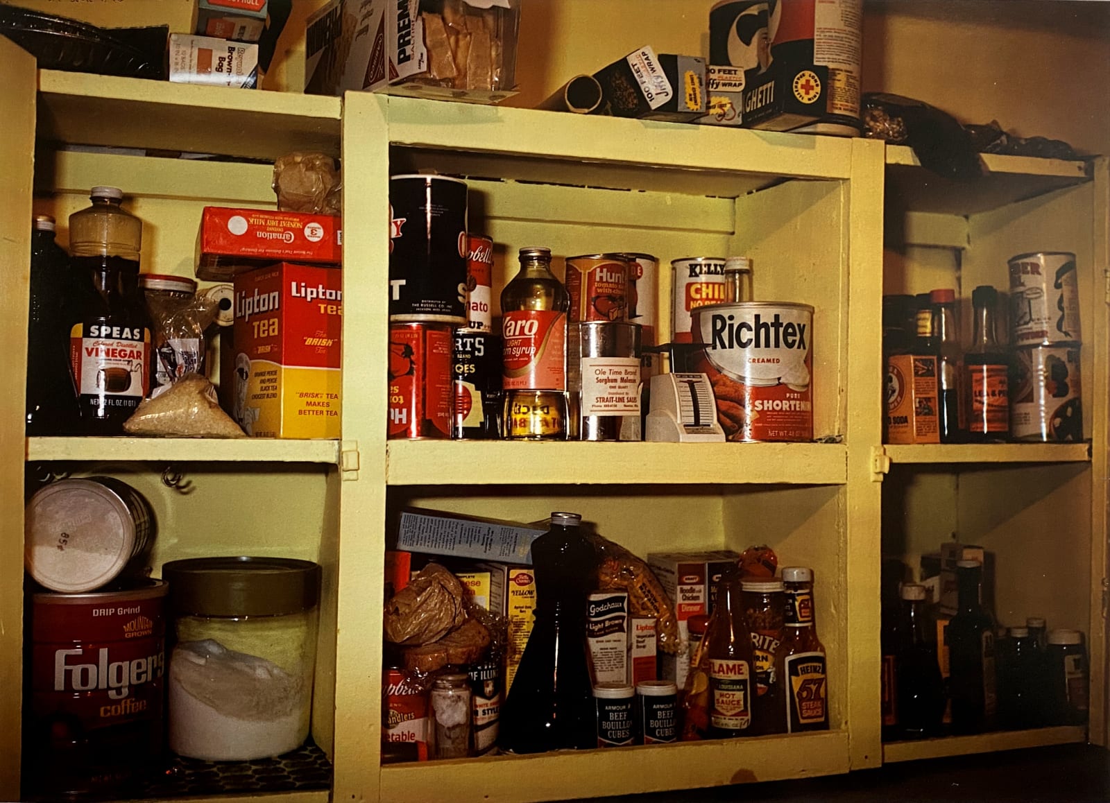 William Eggleston, Untitled from Portfolio 10.D.70.V1 (food on shelves), 1970