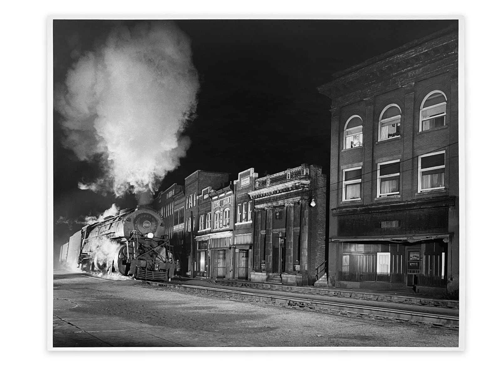 O. Winston Link, Main Line on Main Street, North Fork, West Virginia , 1958