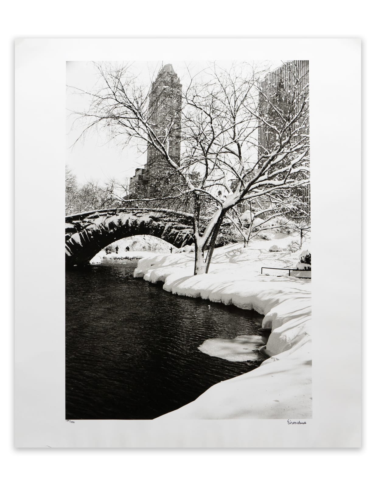Alfred Eisenstaedt, Central Park After Snow Storm, NYC, 1969