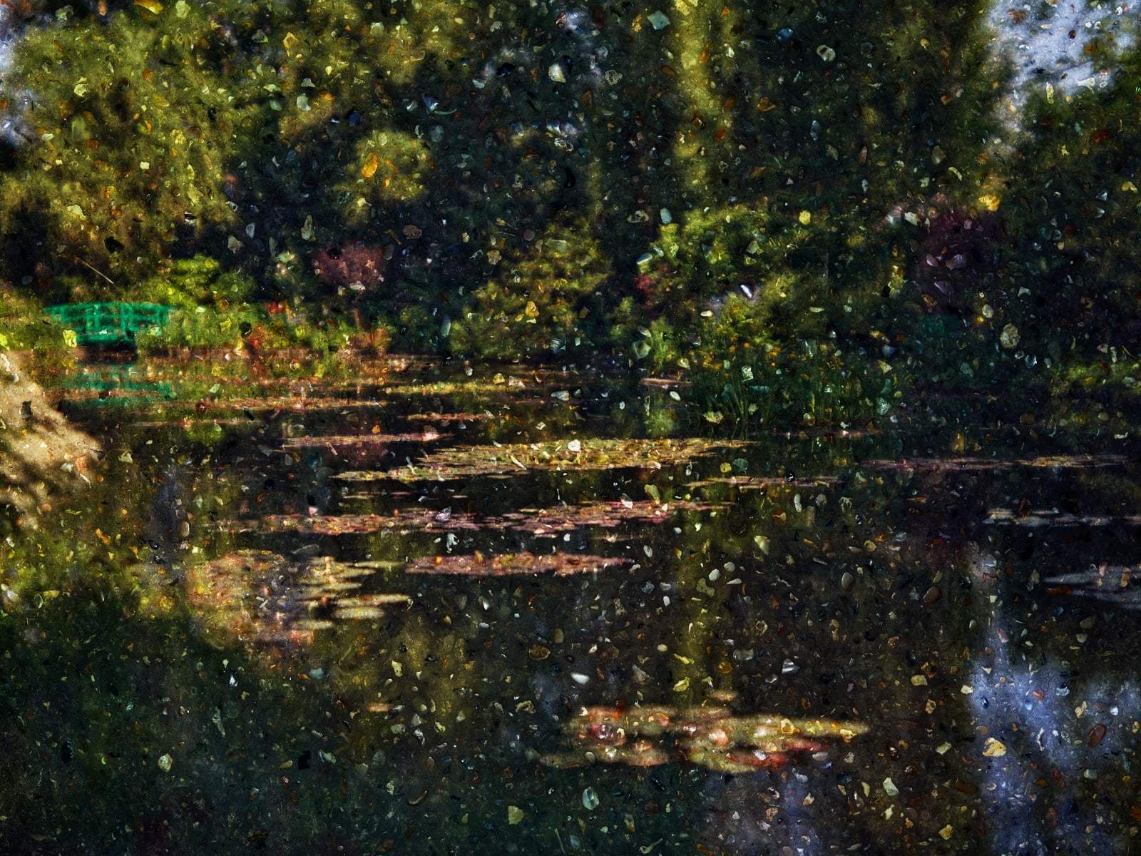 Abelardo Morell, Tent-Camera Image: View of Monet's Water Garden #2, Giverny, France, 2023