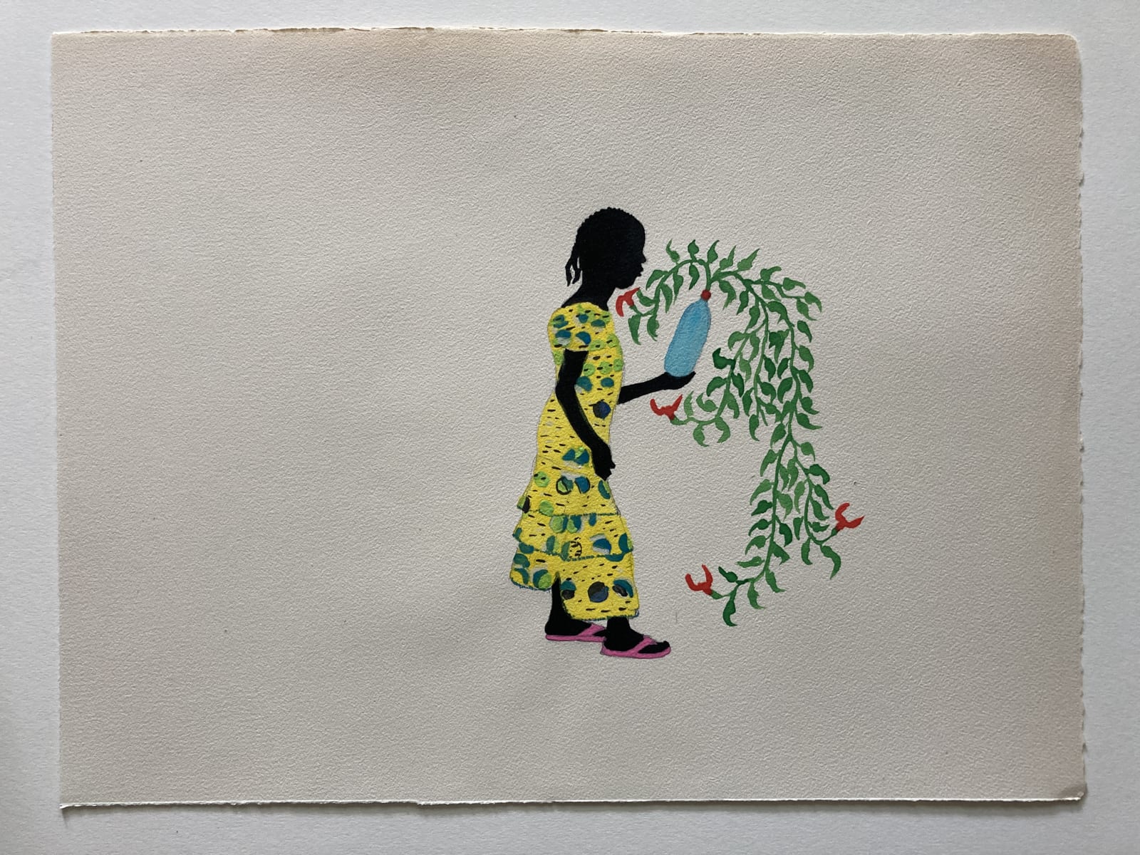 Saïdou Dicko, The yellow dress, 2020