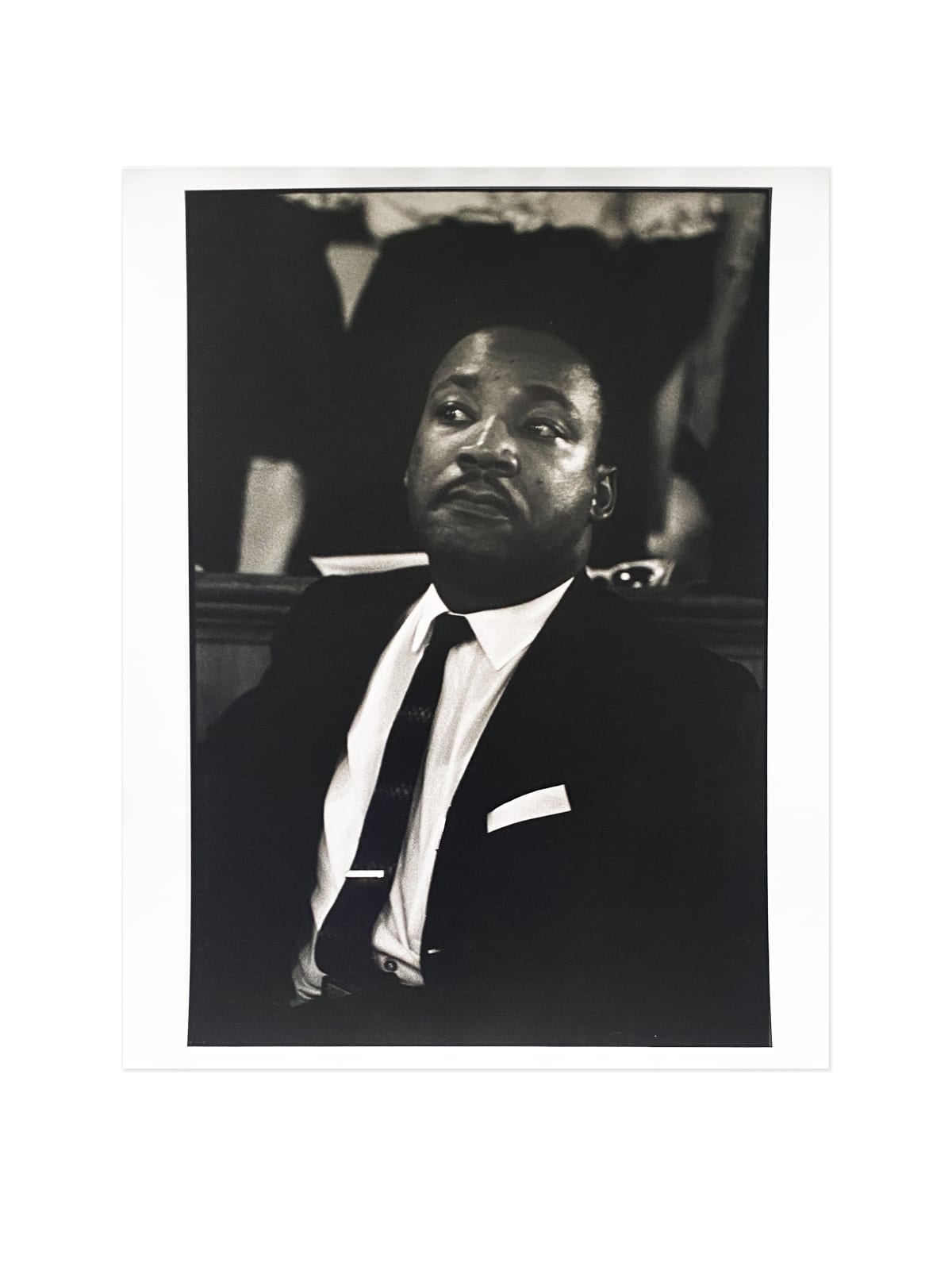 Danny Lyon, Civil Rights Series (Dr. Martin Luther King just before he speaks at Birmingham), 1963