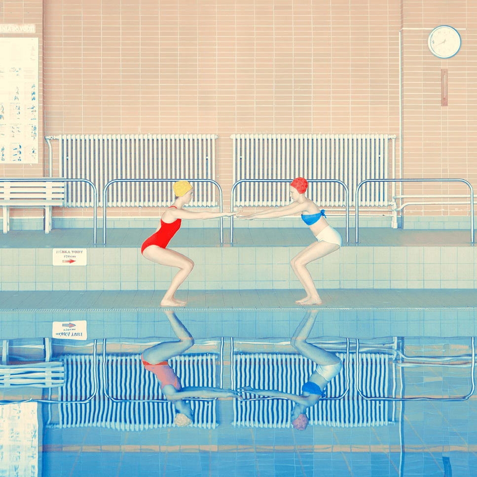 Maria Svarbova, Two Swimmers, 2016