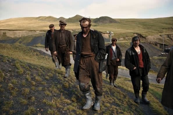 Bruce Davidson, Wales (miners on hillside), 1965