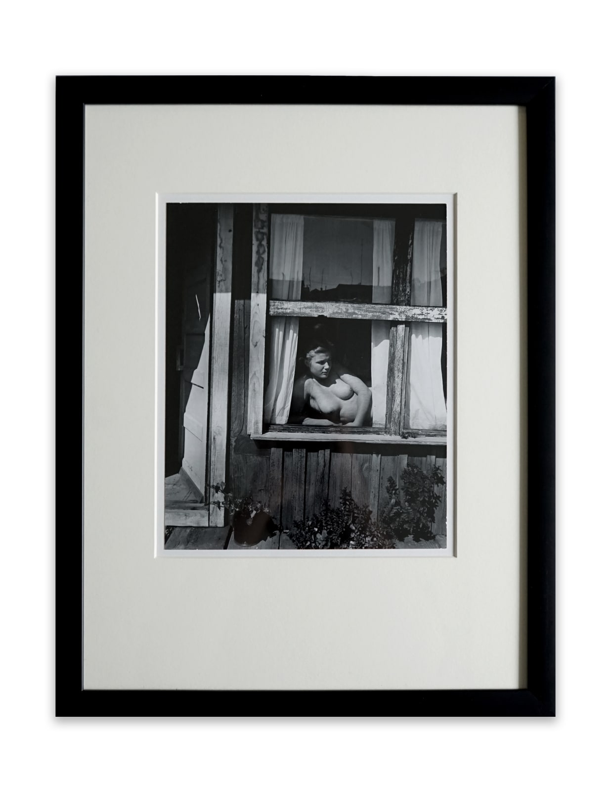 Wynn Bullock, Nude in Window, 1950-55