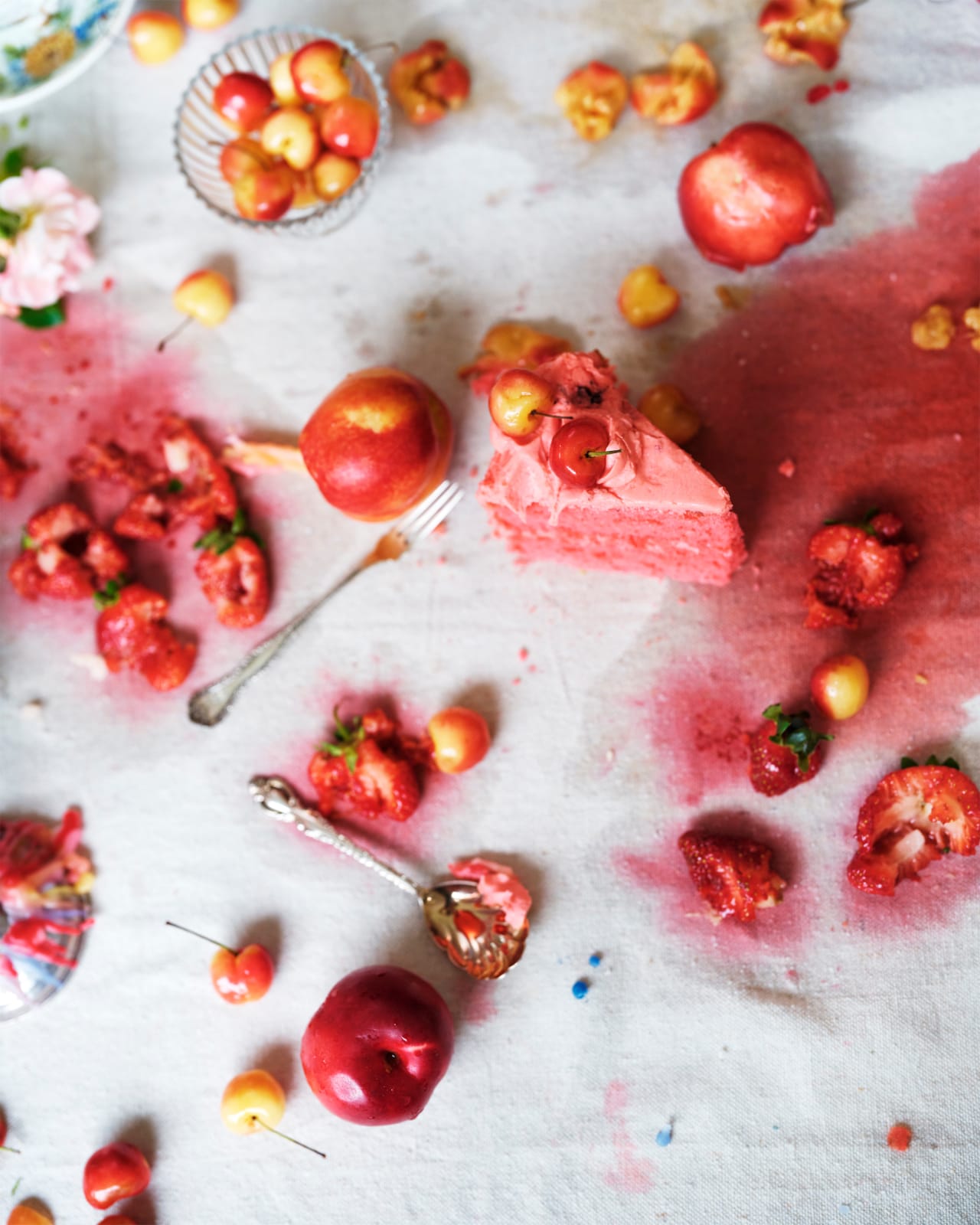 Cig Harvey, Cherries, Strawberries & Cake, Rockport, Maine, 2023